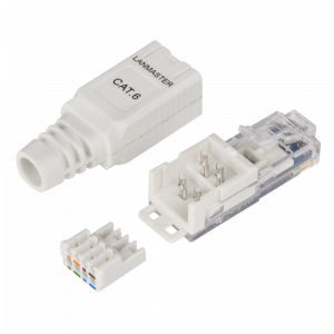 Полевой коннектор RJ-45 8P8C, неэкранированный, категории 6